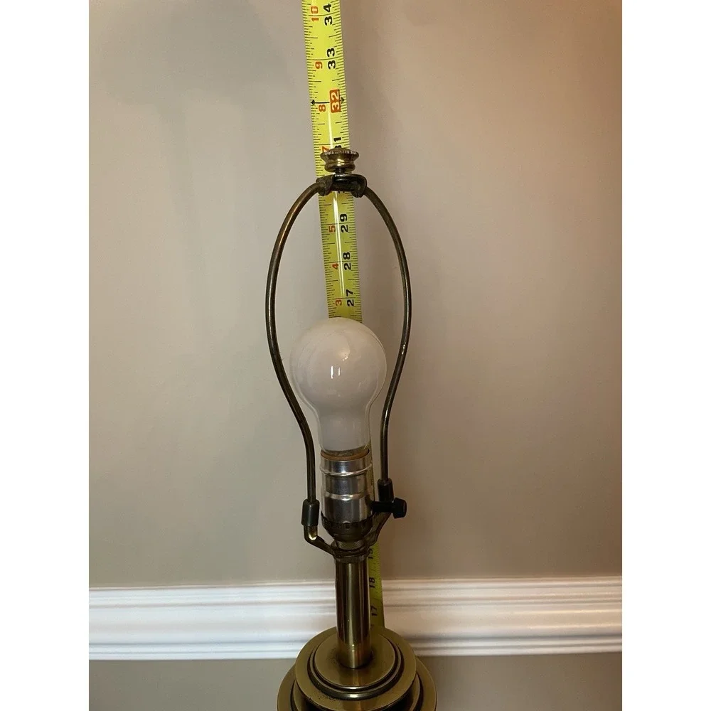Vintage Brass And Ceramic Lamp 31